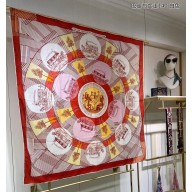 Hermes Shawl 140 Scarf in cashmere and silk 140x140cm Top Quality 10 2024