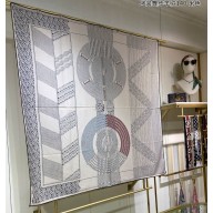 Hermes Shawl 140 Scarf in cashmere and silk 140x140cm Top Quality 159 2024