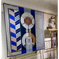 Hermes Shawl 140 Scarf in cashmere and silk 140x140cm Top Quality 161 2024