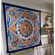 Hermes Shawl 140 Scarf in cashmere and silk 140x140cm Top Quality 164 2024