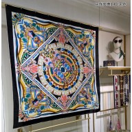 Hermes Shawl 140 Scarf in cashmere and silk 140x140cm Top Quality 166 2024