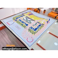 Hermes scarf 90x90cm in silk twill Top Quality 16 2024