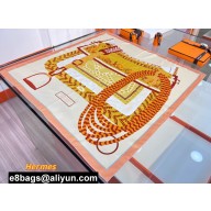 Hermes scarf 90x90cm in silk twill Top Quality 18 2024