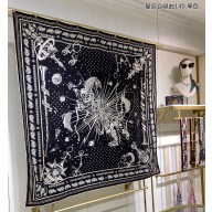 Hermes Shawl 140 Scarf in cashmere and silk 140x140cm Top Quality 148 2024