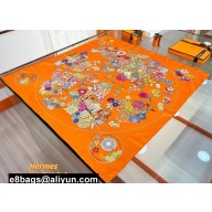 Hermes scarf 90x90cm in silk twill Top Quality 24 2024