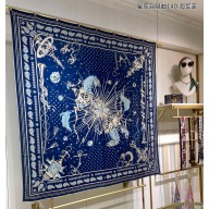 Hermes Shawl 140 Scarf in cashmere and silk 140x140cm Top Quality 149 2024