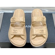 Chanel  CC Logo Beach Mules Sandals 02 2024