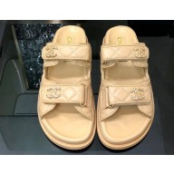 Chanel  CC Logo Beach Mules Sandals 08 2024