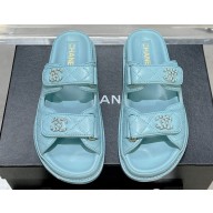 Chanel  CC Logo Beach Mules Sandals 05 2024
