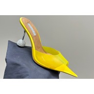 Aquazzura Heel 8.5cm PVC Yes Darling Mules 01 2024