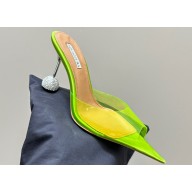 Aquazzura Heel 8.5cm PVC Yes Darling Mules 08 2024