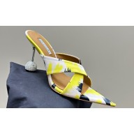 Aquazzura Heel 8.5cm Yes Darling Mules with crossover straps 11 2024