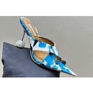 Aquazzura Heel 8.5cm Yes Darling Mules with crossover straps 12 2024