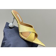 Aquazzura Heel 8.5cm Yes Darling Mules with crossover straps 14 2024