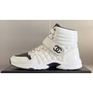 Chanel Quilting CC Logo High-top Sneakers Top Quality 04 2024