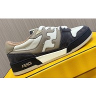 Fendi Match Leather low tops Women/Men Sneakers 05 2024