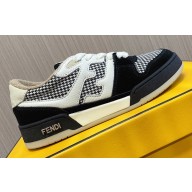 Fendi Match Leather low tops Women/Men Sneakers 10 2024