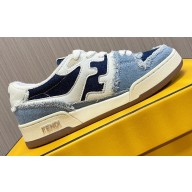 Fendi Match Leather low tops Women/Men Sneakers 12 2024