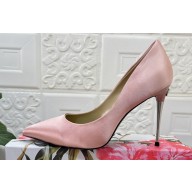 Dolce & Gabbana Heel 10.5cm Satin Pumps Pink 2024