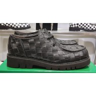 Bottega Veneta Haddock Men's Lace-Up Shoe Intrecciato leather Black 2024