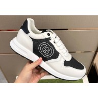 Gucci Calfskin Men's Sneakers with Interlocking G 01 2024