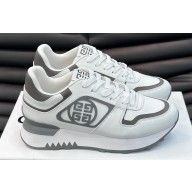 Givenchy Calfskin GIV 1 G4 Men's Sneakers White/Gray 2024