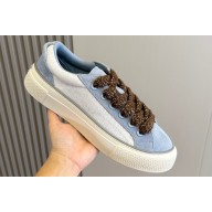 Dior B33 Women/Men Sneakers in Gray and White Dior Oblique Jacquard and Blue Suede 2024