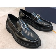 Dior Explorer Men's Loafers in Black Smooth Calfskin 2024