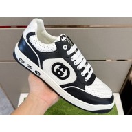 Gucci Leather Men's Basket Sneakers with Interlocking G 12 2024