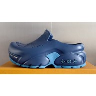 Louis Vuitton EVA rubber Men's LV Shark Clog Top Quality Blue 2024