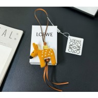 Loewe Deer charm in felt and calfskin