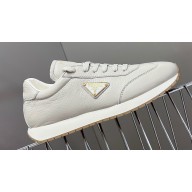 Prada leather Men's Sneakers with enameled triangle 03 2024