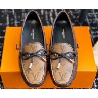 Louis Vuitton Gloria Flat Loafers in Monogram Reverse Canvas