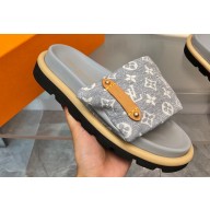 Louis Vuitton Pool Pillow Flat Comfort Women/Men Mules 07 2024