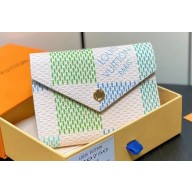 Louis Vuitton Damier Giant canvas Victorine Wallet N40750 Pistachio Green 2024