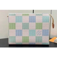 Louis Vuitton Damier Giant canvas Toilet Pouch Bag N40740 Pistachio Green 2024