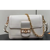 Louis Vuitton Dauphine Soft MM Bag M25050 White 2024