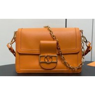 Louis Vuitton Dauphine Soft MM Bag M25048 Orange 2024
