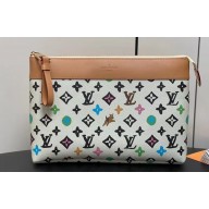 Louis Vuitton Monogram Craggy Canvas Pochette Voyage Souple Bag M83568 Vanilla 2024