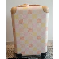 Louis Vuitton Damierlicious canvas Horizon 55 Luggage Bag N40741 Peach Pink 2024