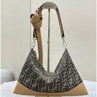 Fendi After crossbody bag Brown FF fabric 2024