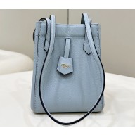 Fendi Origami Mini bag Light Blue leather that can be transformed 2024