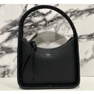 Fendi Mini Fendessence bag Black Selleria with 264 hand-sewn topstitches 2024