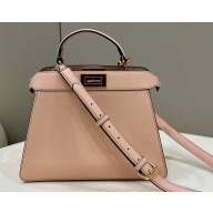 Fendi Peekaboo ISeeU Small Bag in nappa Leather Nude Pink 2024