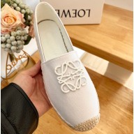 Loewe anagram Canvas Espadrilles White 2024