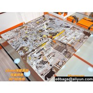 Hermes scarf 90x90cm in silk twill Top Quality 96 2024