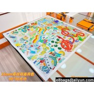 Hermes scarf 90x90cm in silk twill Top Quality 126 2024