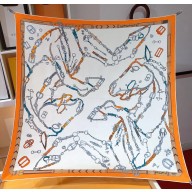 Hermes scarf 90x90cm in silk twill Top Quality 41 2024