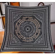 Hermes scarf 90x90cm in silk twill Top Quality 49 2024