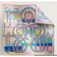 Hermes scarf 90x90cm in silk twill Top Quality 133 2024